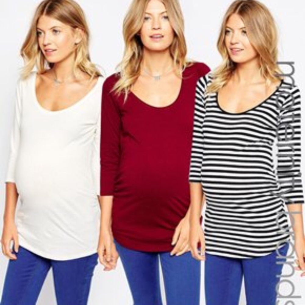 New Look Maternity 3 Quarter Shirts